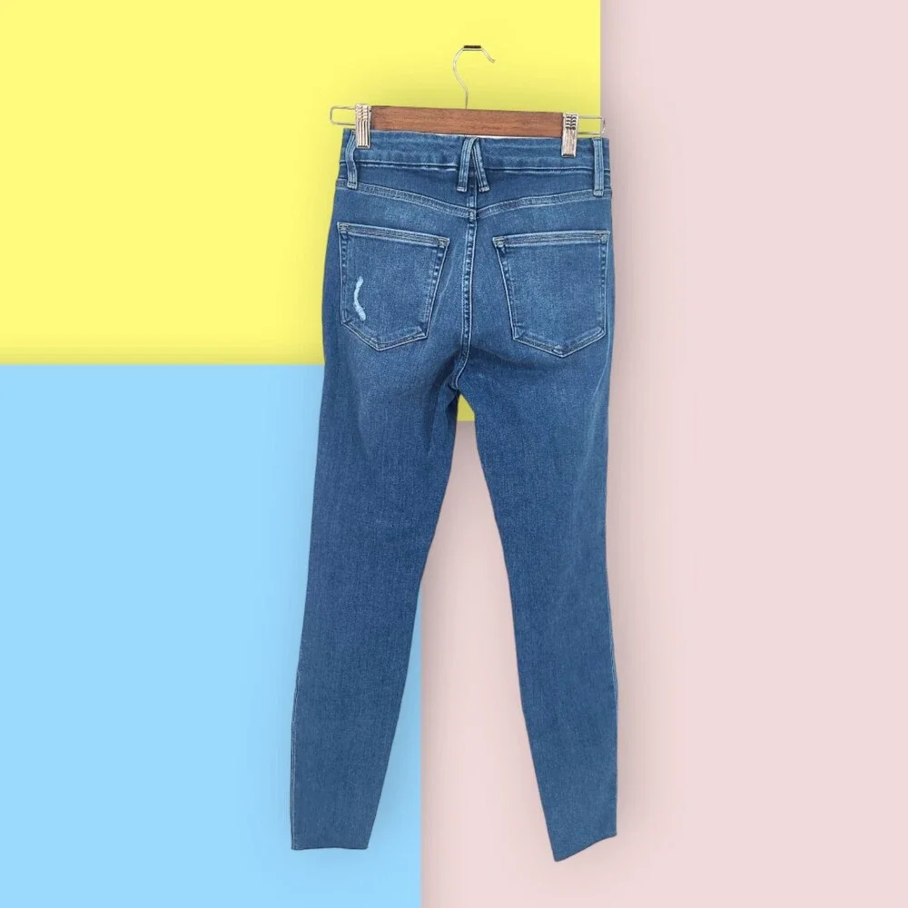 Good American Good Legs High Waist Skinny Fit Jeans 4/27
